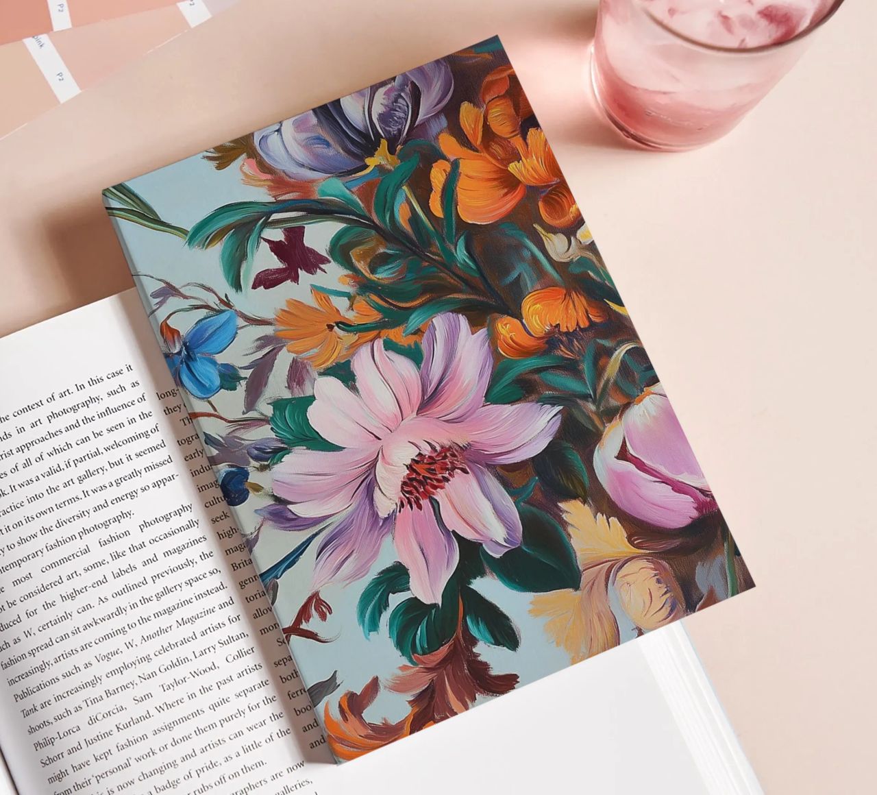 Romantico splendore floreale diario da Carinaprint