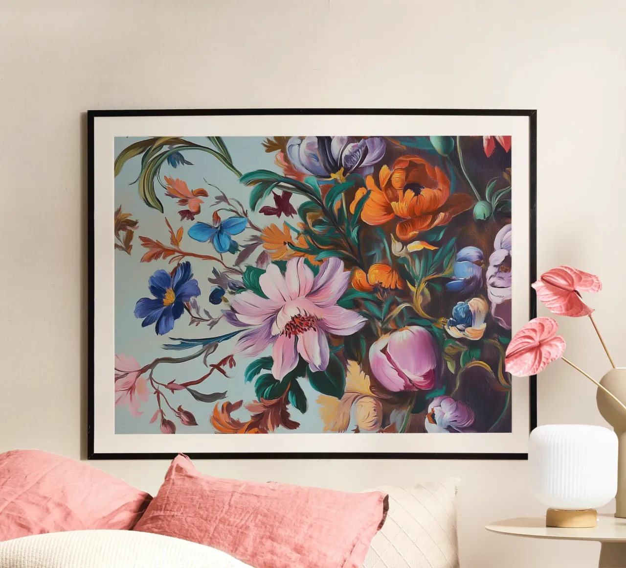 Romantico splendore floreale carta hahnemühle da Carinaprint