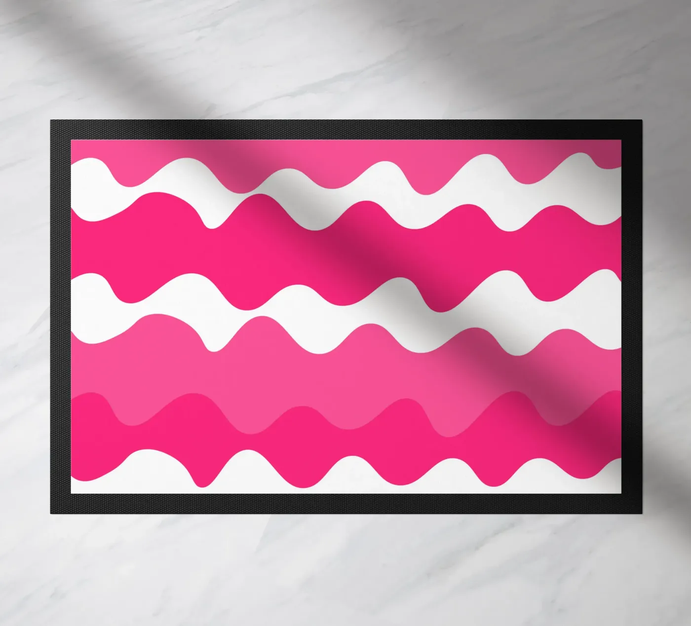 Pink horizontal wavy gradient zerbino da baobabprintstore