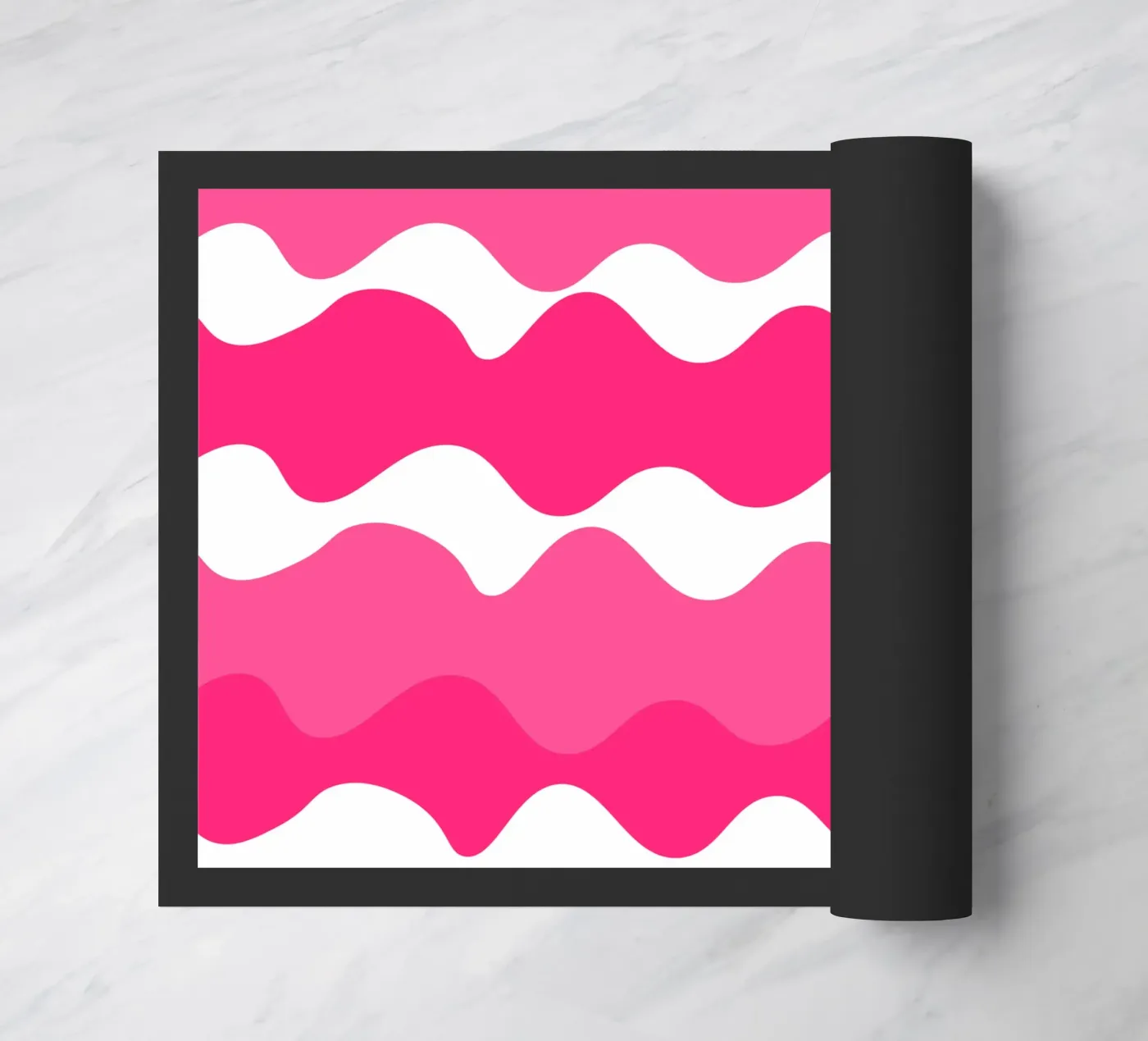 Pink horizontal wavy gradient zerbino da baobabprintstore