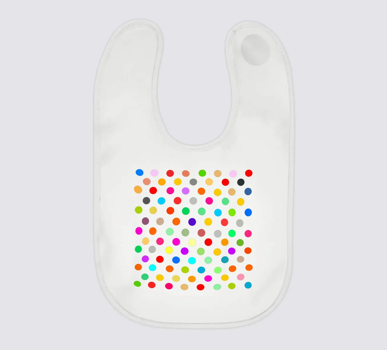 Bright polka dot pattern bavaglino da baobabprintstore