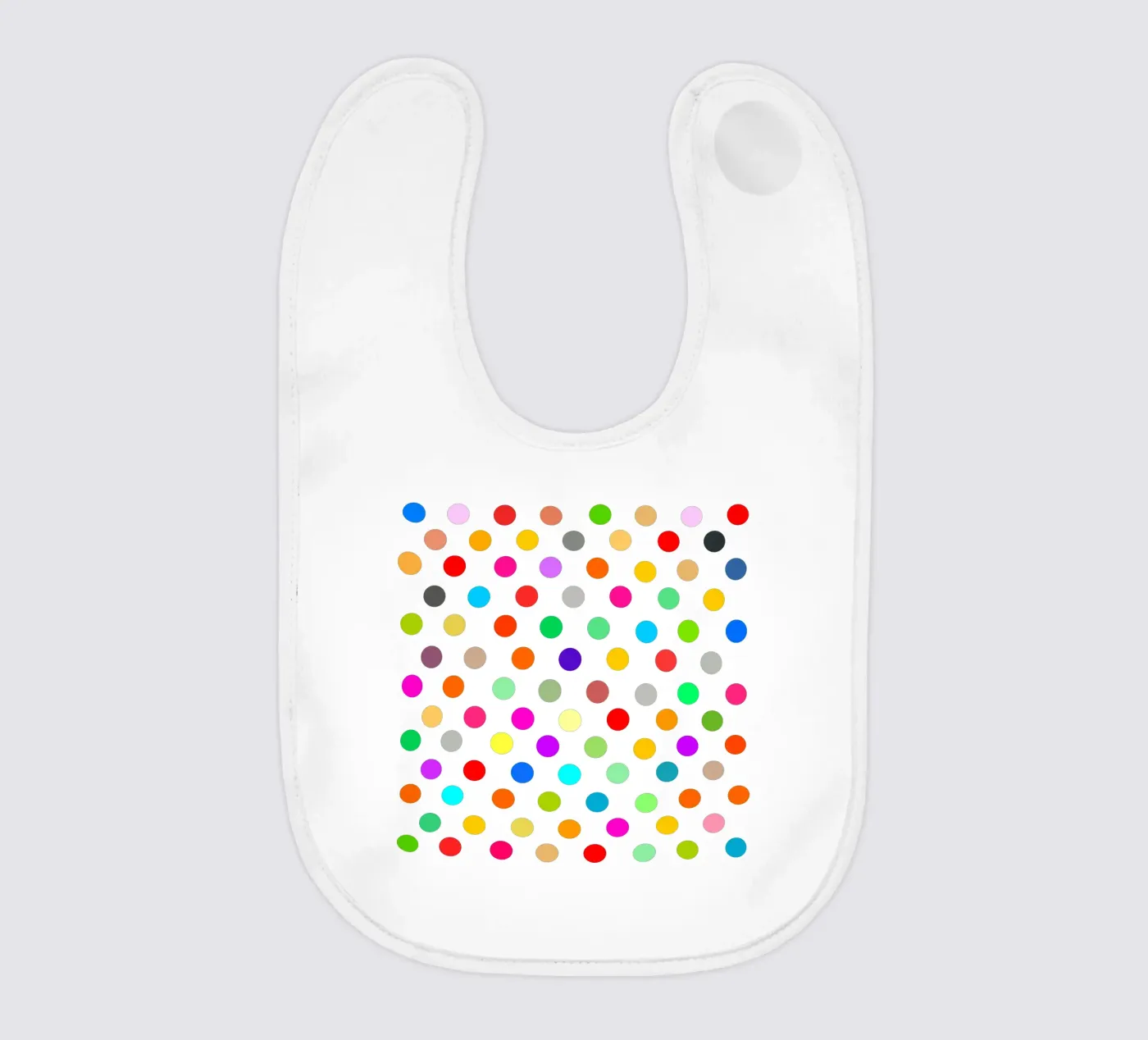 Bright polka dot pattern bavaglino da baobabprintstore