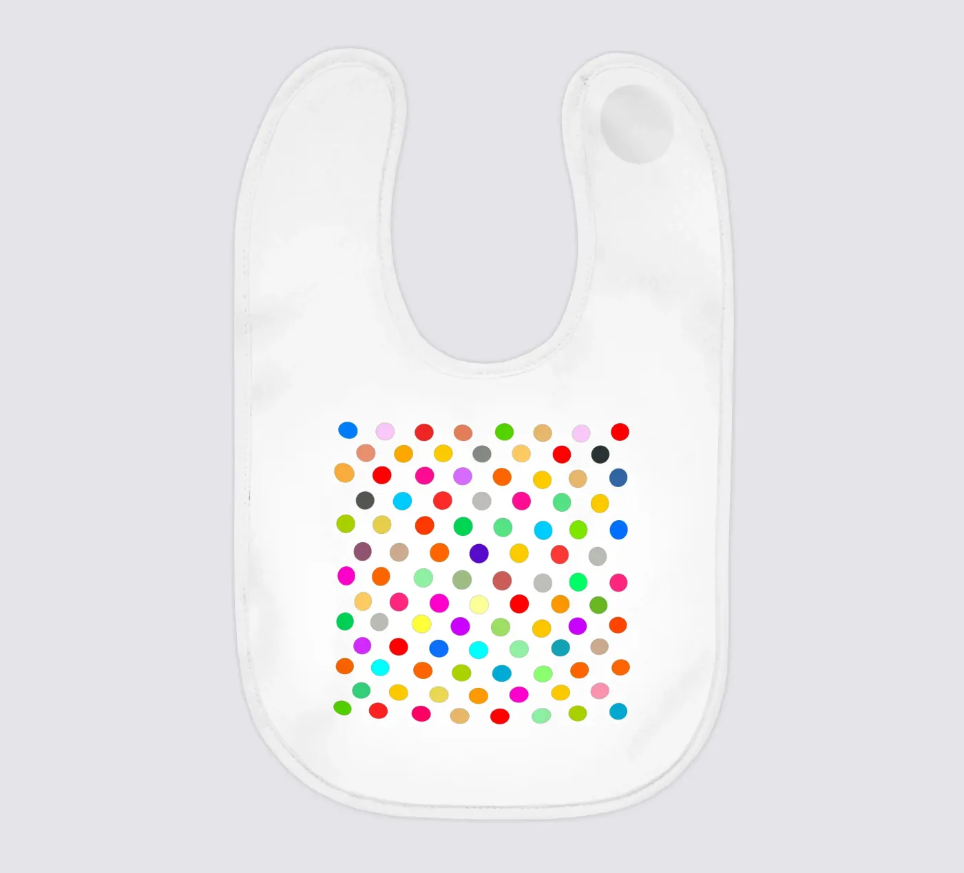 Bright polka dot pattern bavaglino da baobabprintstore