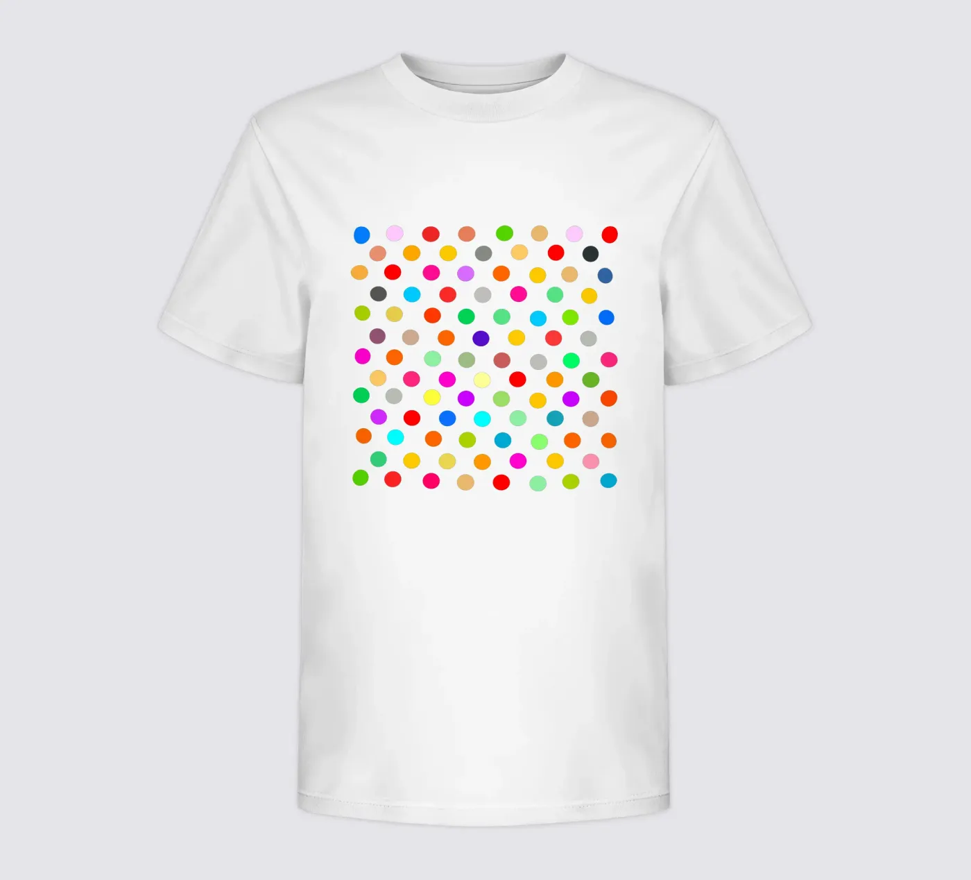 Bright polka dot pattern t-shirt bambini da baobabprintstore