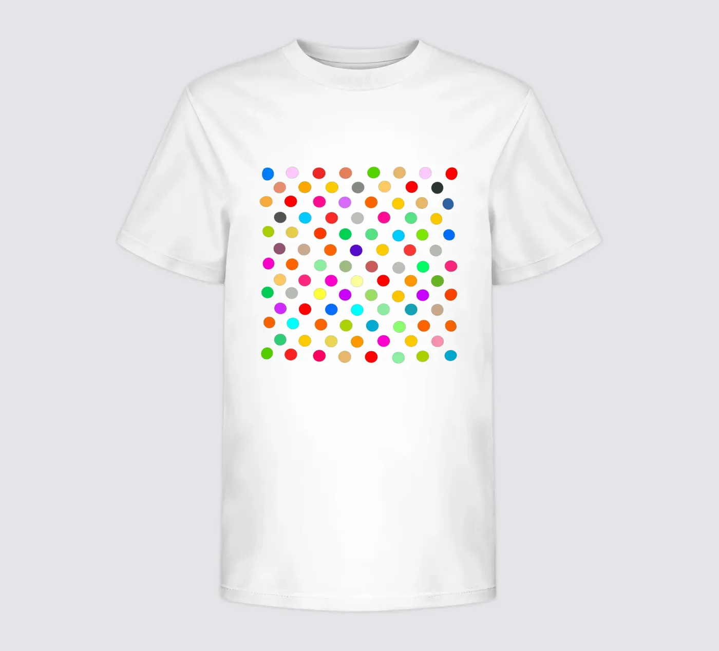 Bright polka dot pattern t-shirt bambini da baobabprintstore