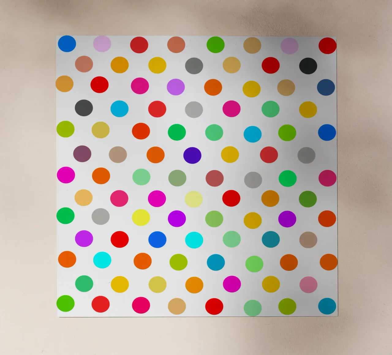 Bright polka dot pattern pellicola backlit da baobabprintstore