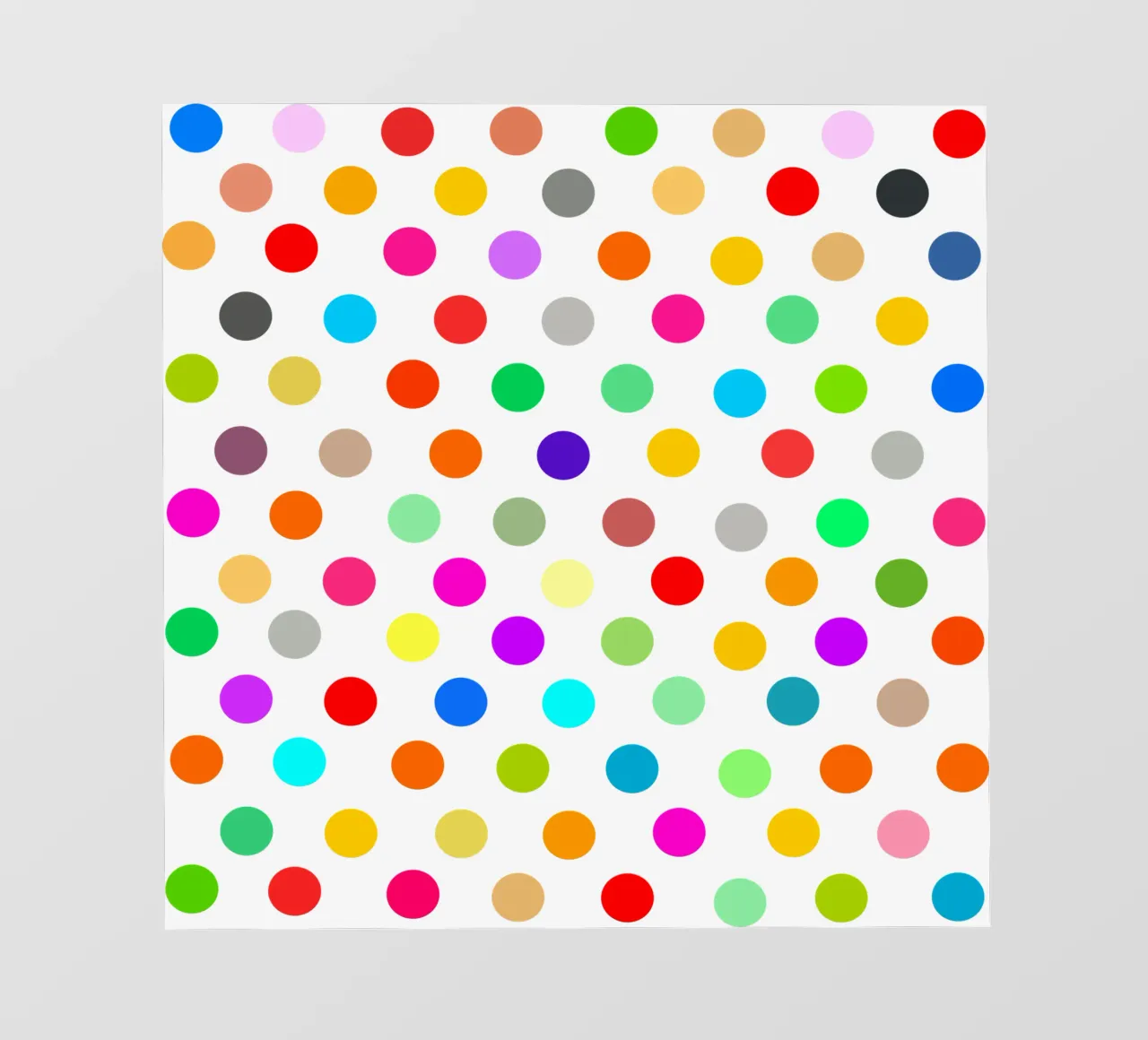 Bright polka dot pattern pellicola backlit da baobabprintstore
