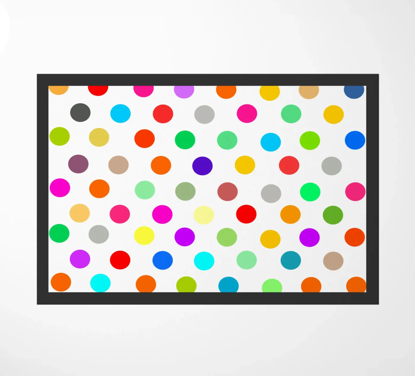 Bright polka dot pattern zerbino da baobabprintstore