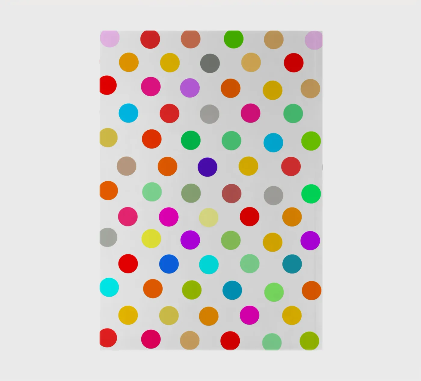 Bright polka dot pattern notebook by baobabprintstore