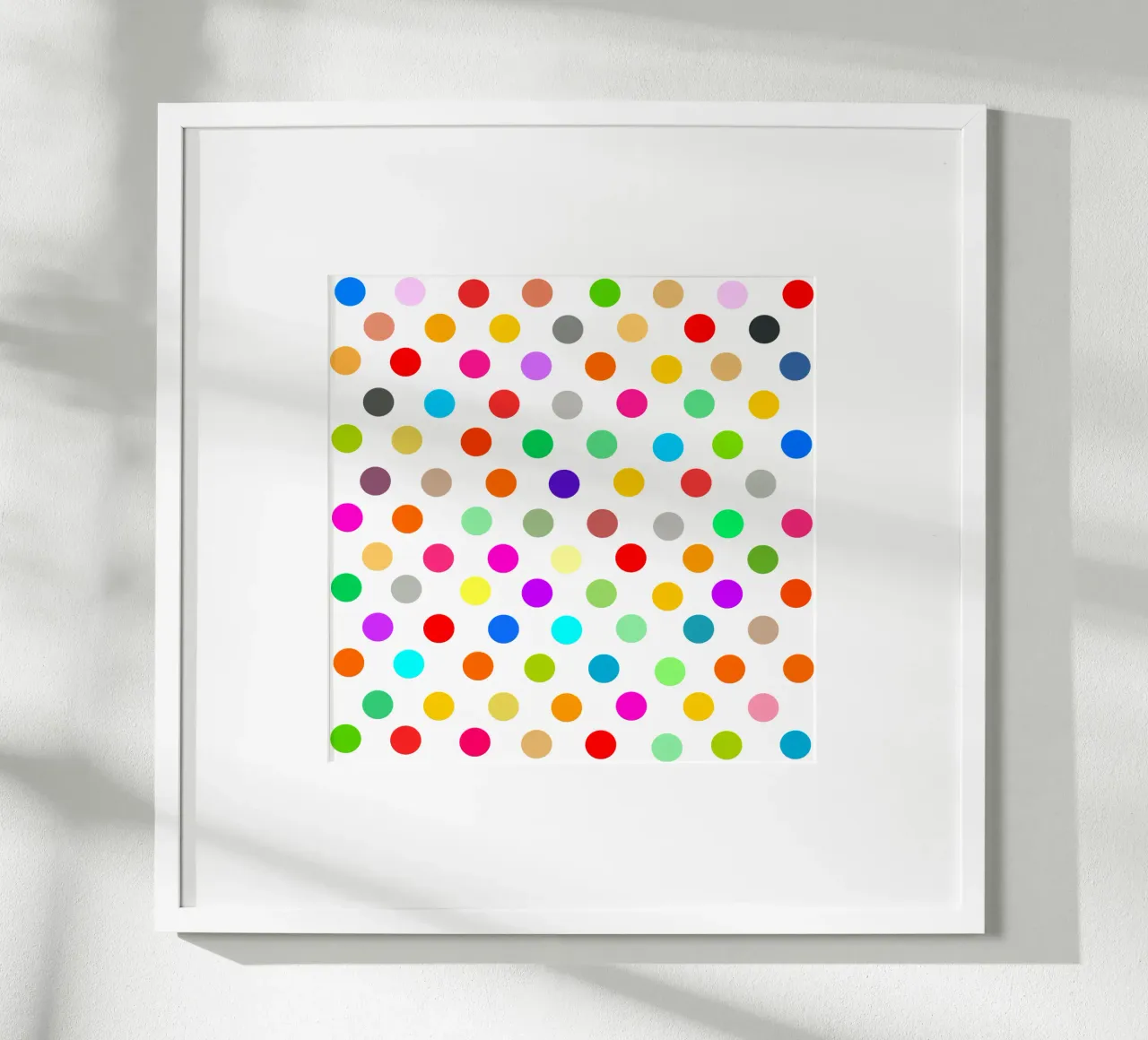 Bright polka dot pattern carta hahnemühle da baobabprintstore