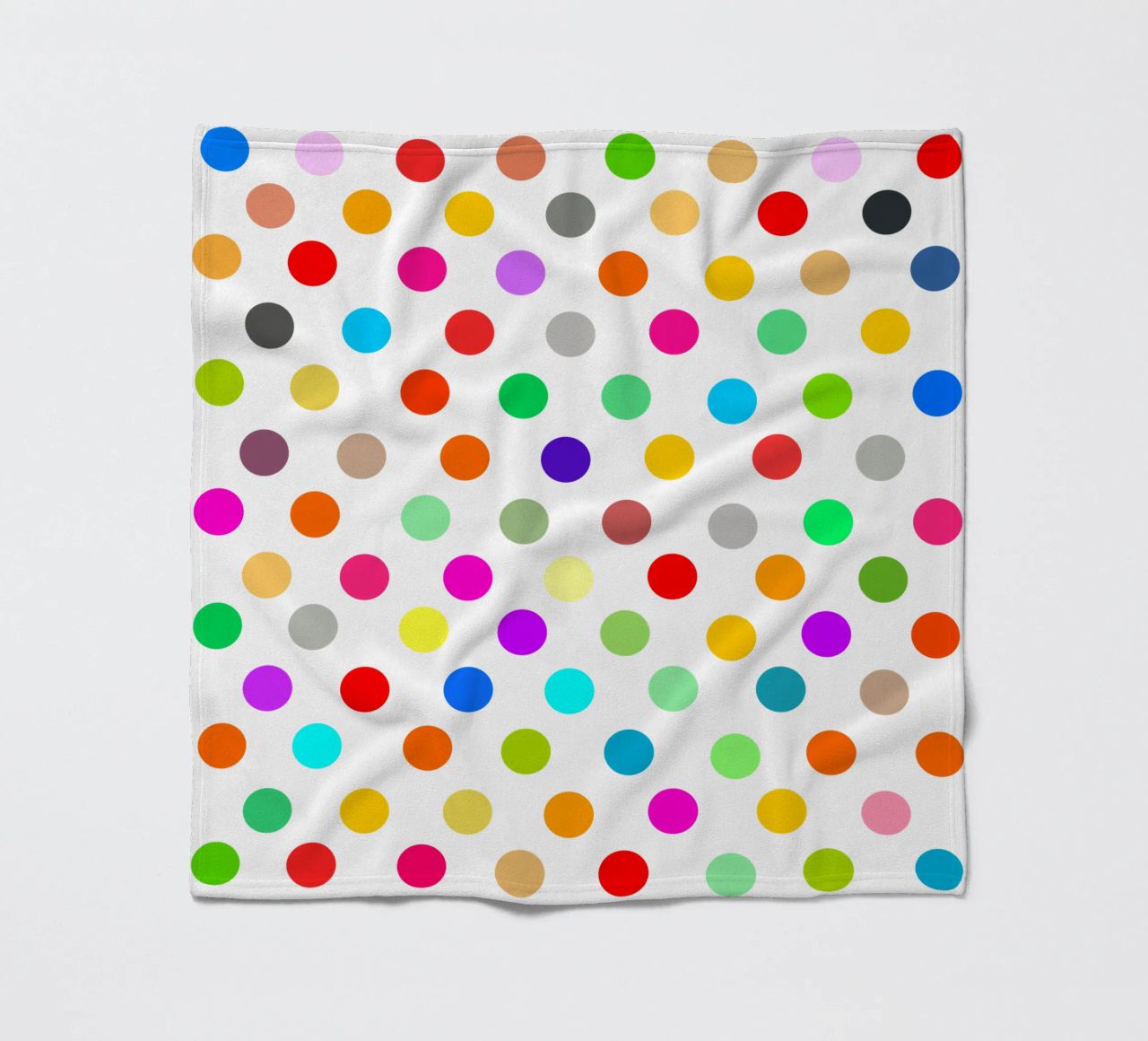 Bright polka dot pattern coperta in pile da baobabprintstore