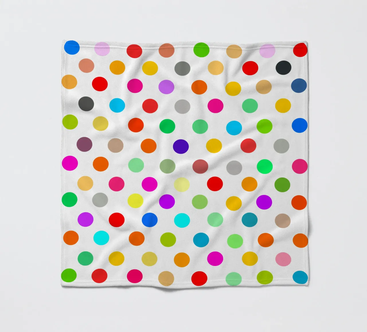 Bright polka dot pattern Fleecedecke von baobabprintstore