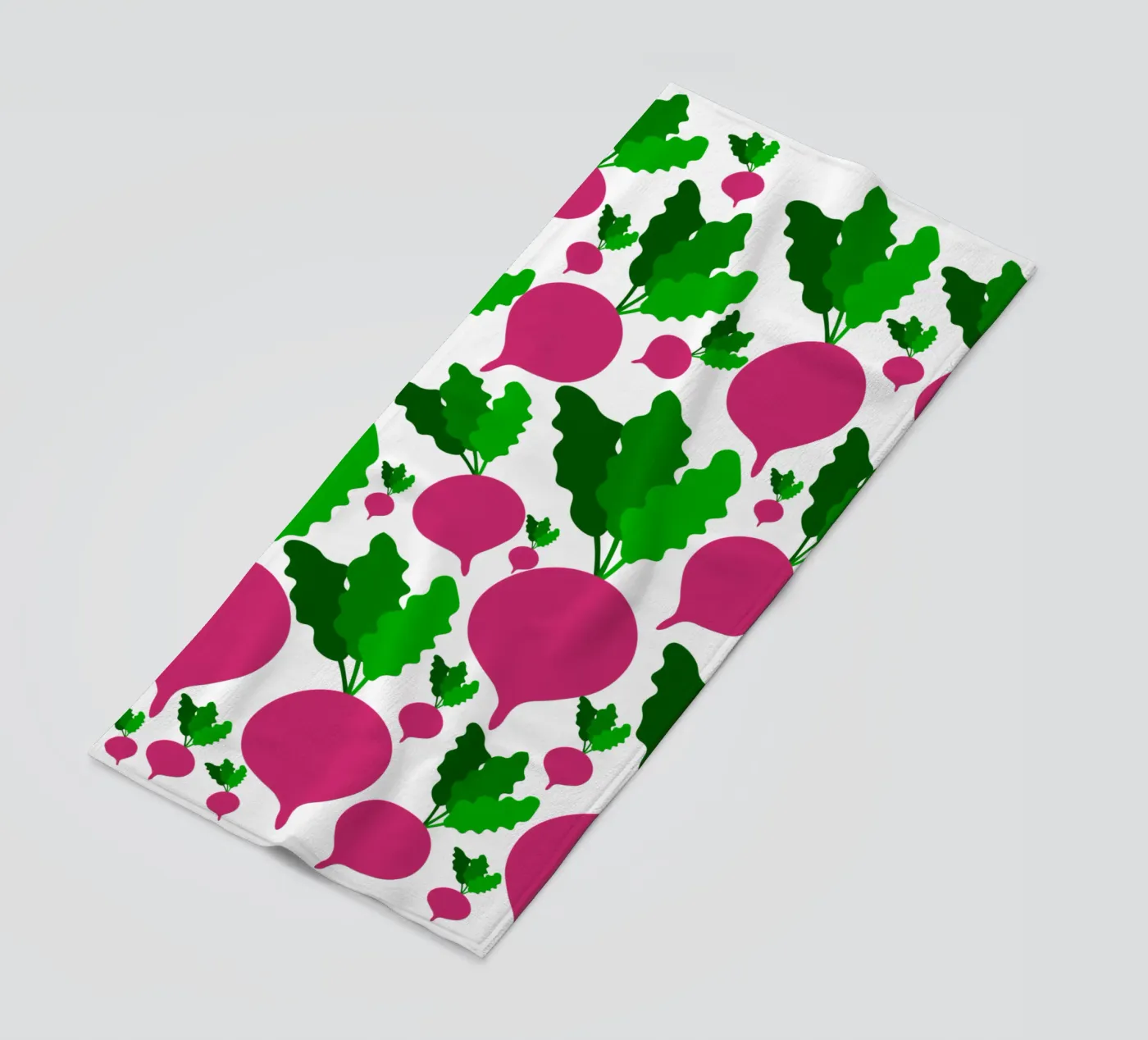 Radishes pattern telo mare da baobabprintstore