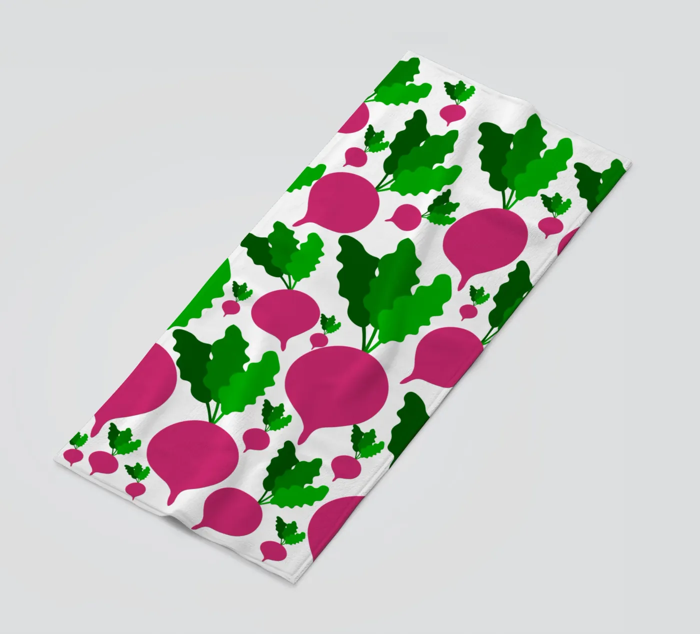 Radishes pattern telo mare da baobabprintstore