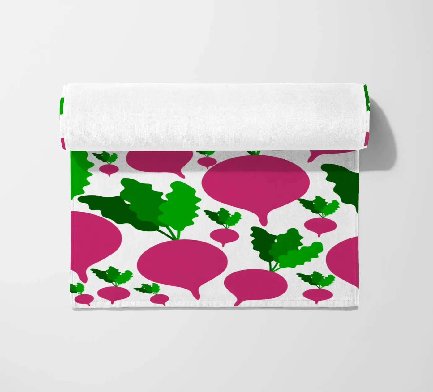 Radishes pattern telo mare da baobabprintstore