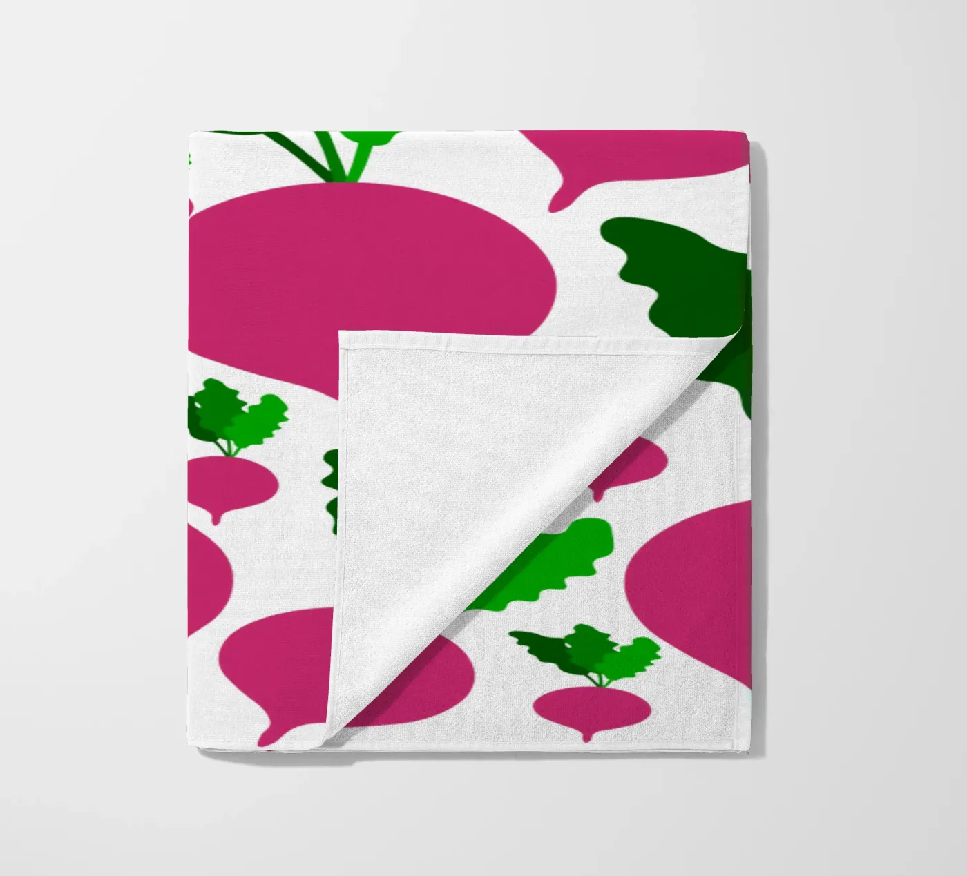 Radishes pattern telo mare da baobabprintstore