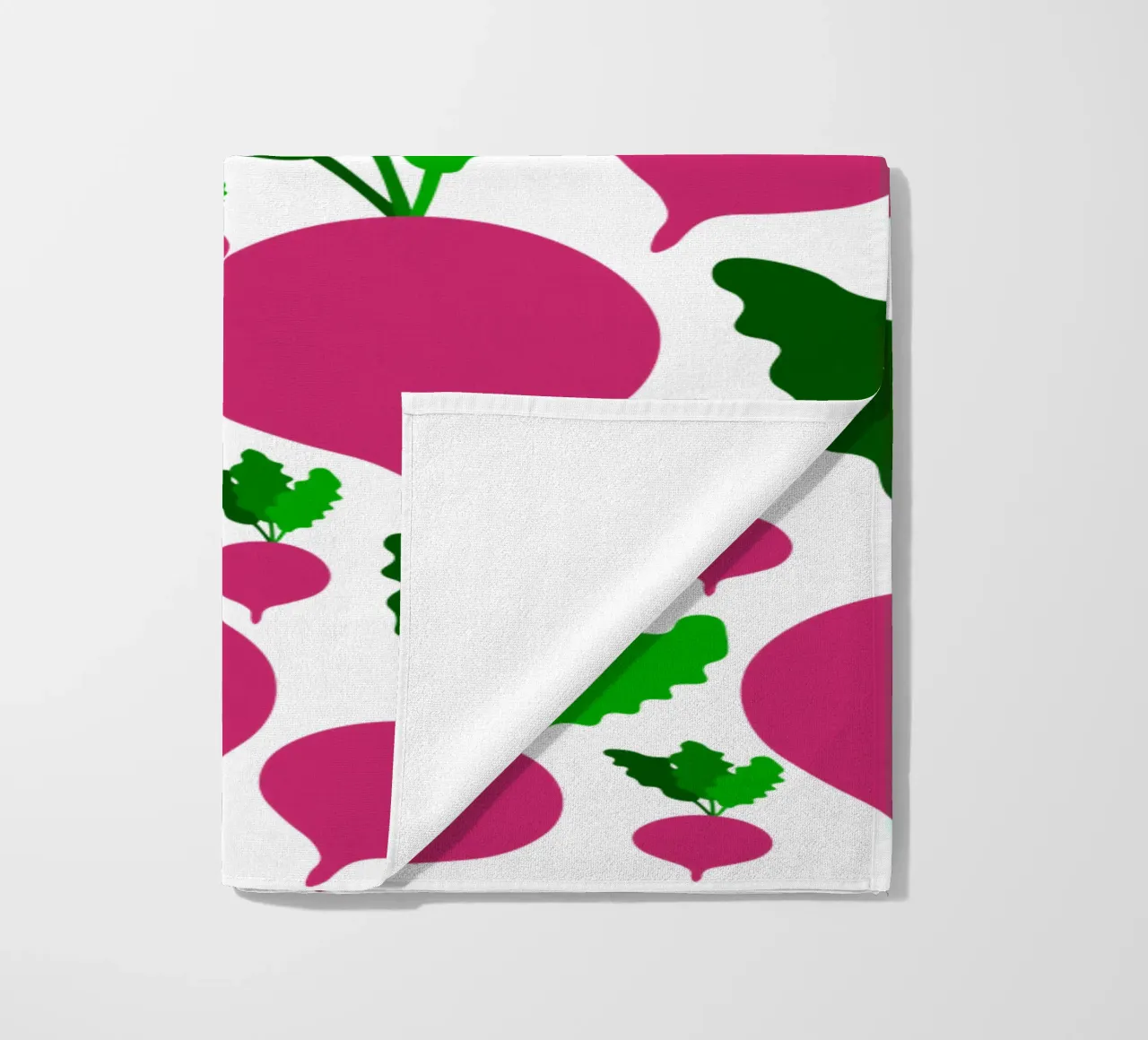 Radishes pattern Strandtuch von baobabprintstore