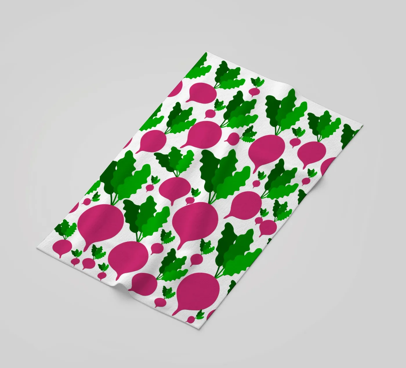 Radishes pattern telo mare da baobabprintstore
