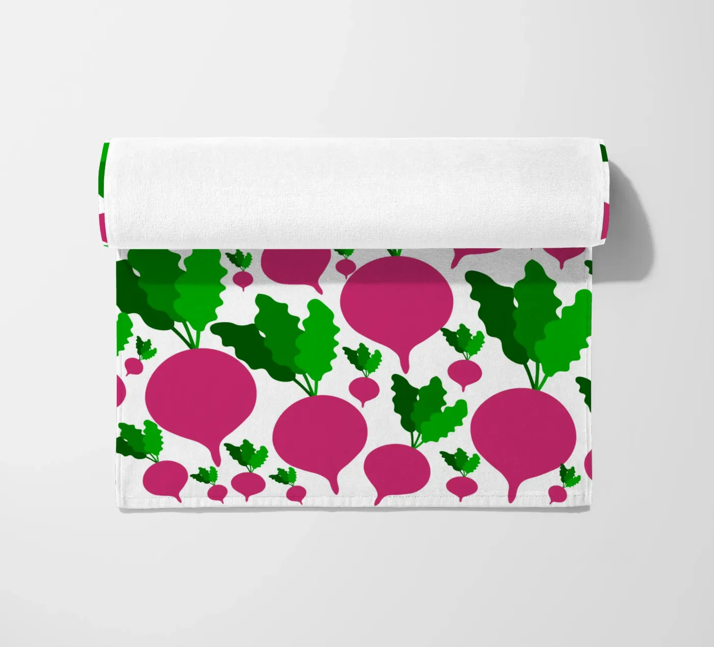 Radishes pattern telo mare da baobabprintstore