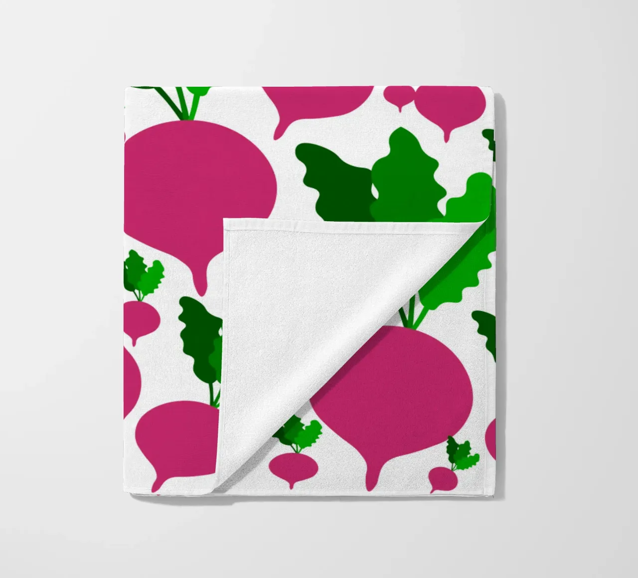 Radishes pattern Strandtuch von baobabprintstore