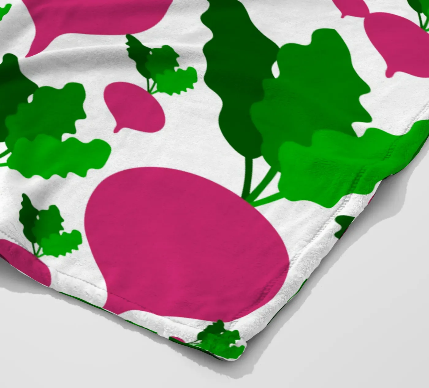 Radishes pattern fleecedeken van baobabprintstore