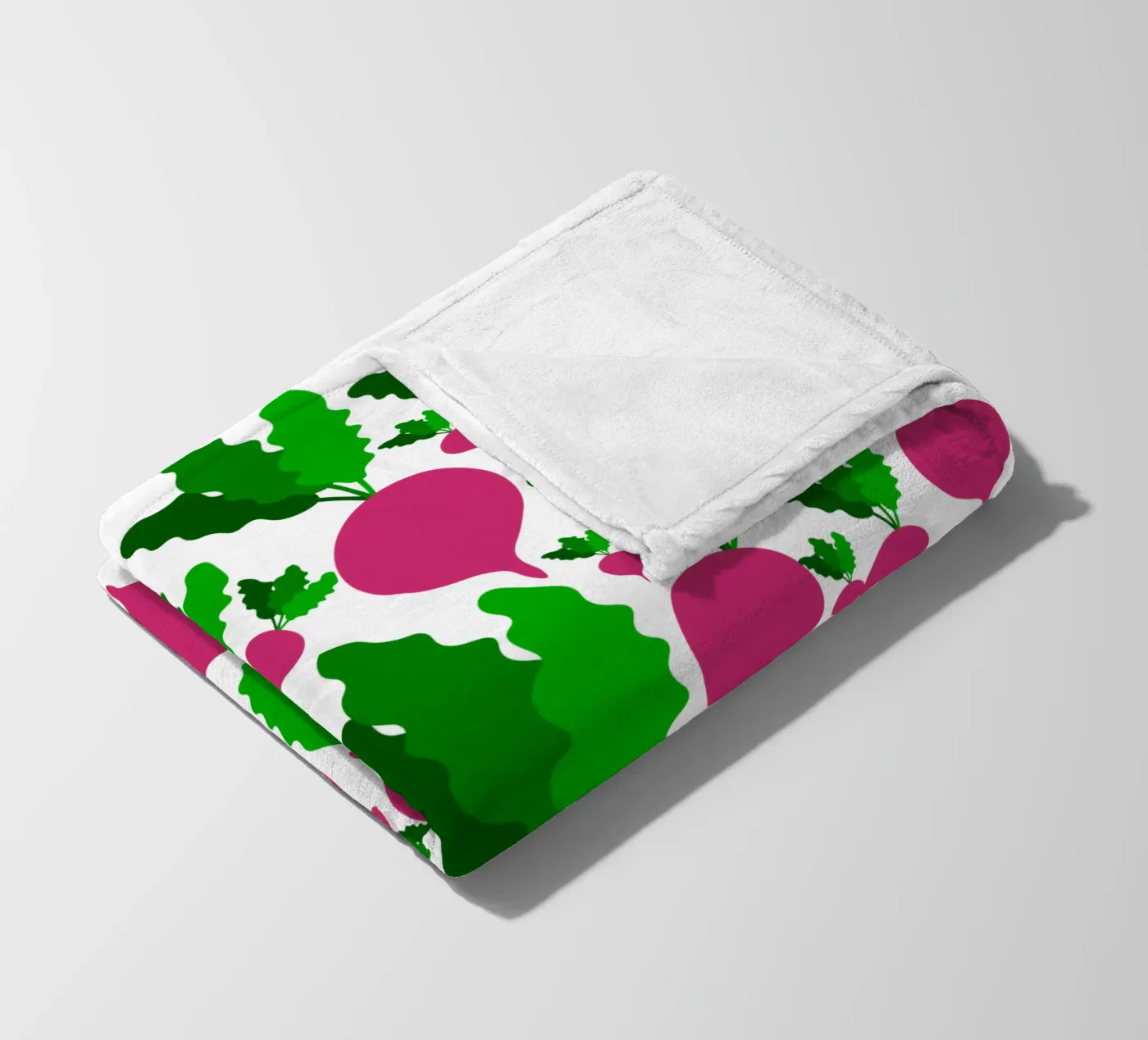 Radishes pattern fleecedeken van baobabprintstore