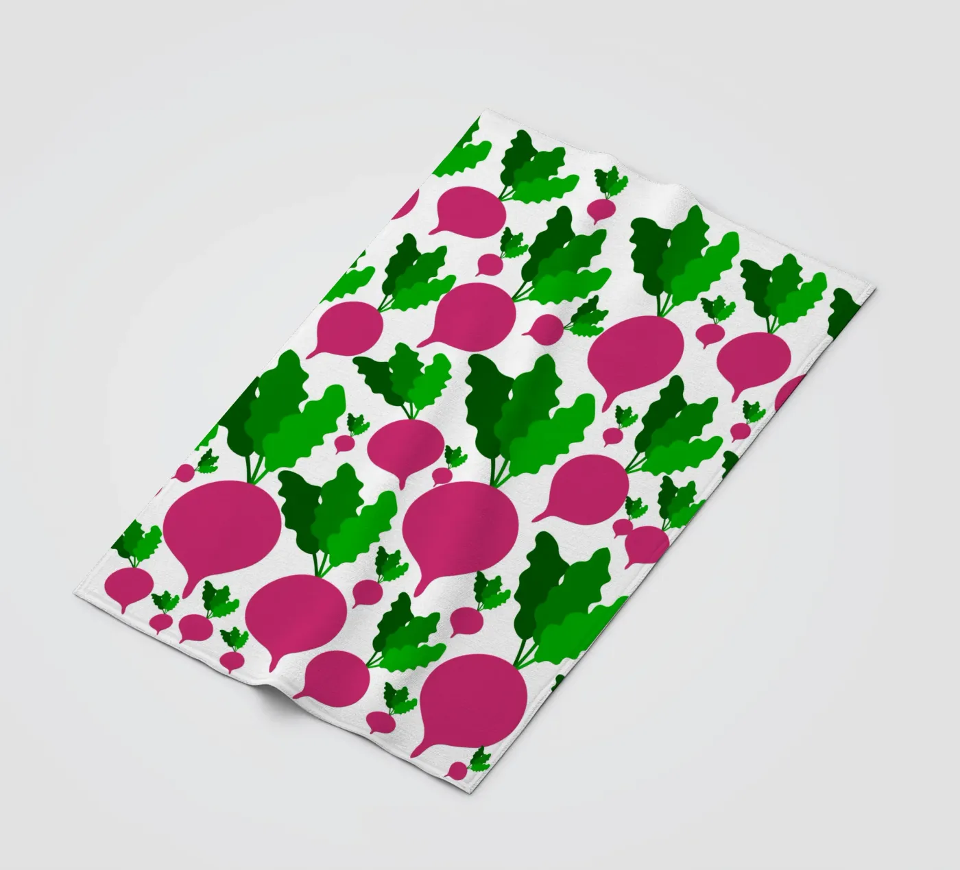 Radishes pattern fleecedeken van baobabprintstore