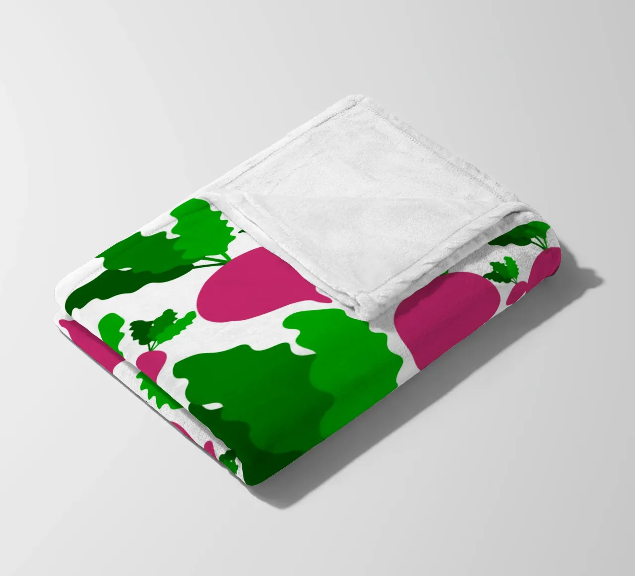 Radishes pattern coperta in pile da baobabprintstore