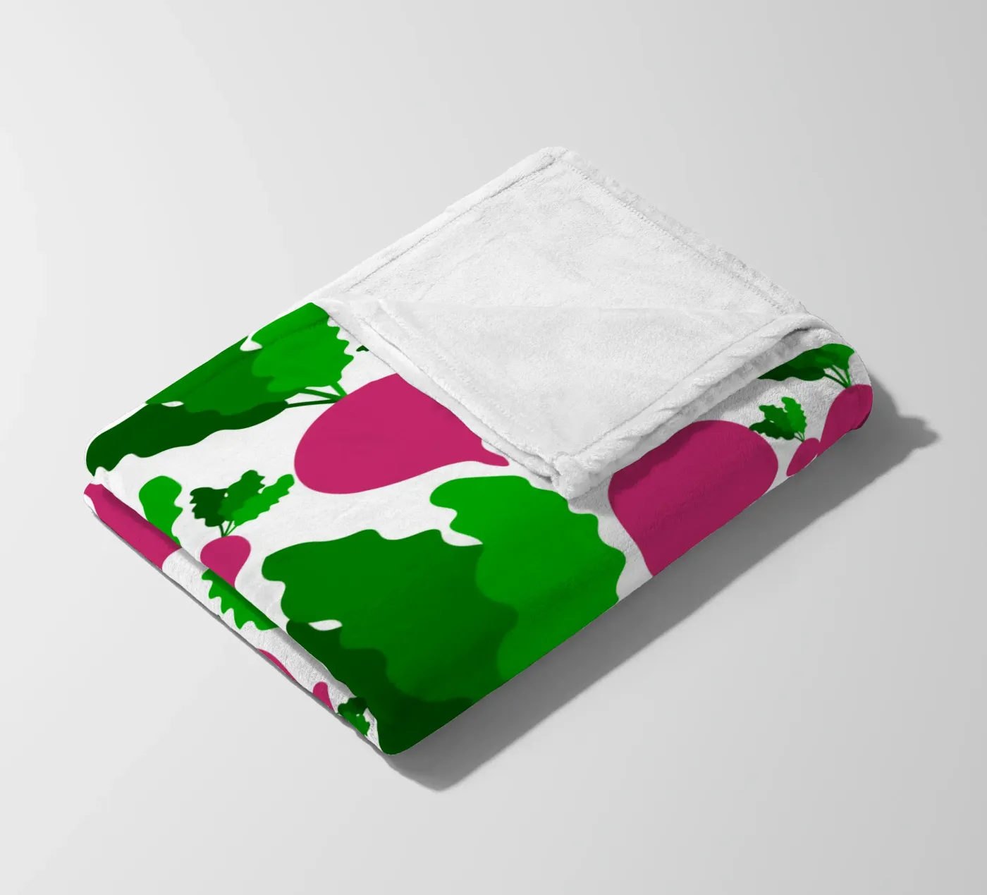 Radishes pattern fleecedeken van baobabprintstore