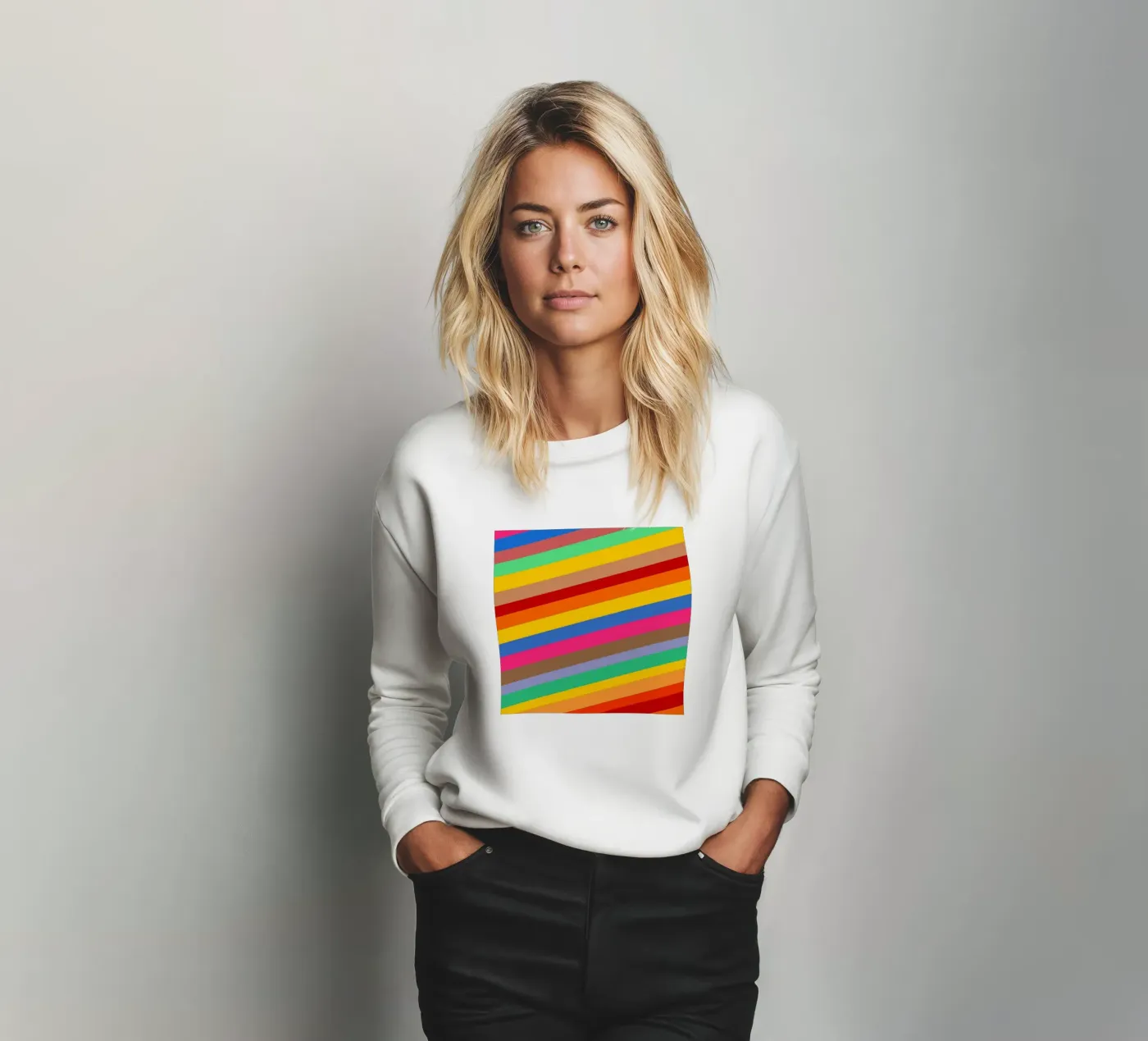 Retro slides pattern felpa da baobabprintstore