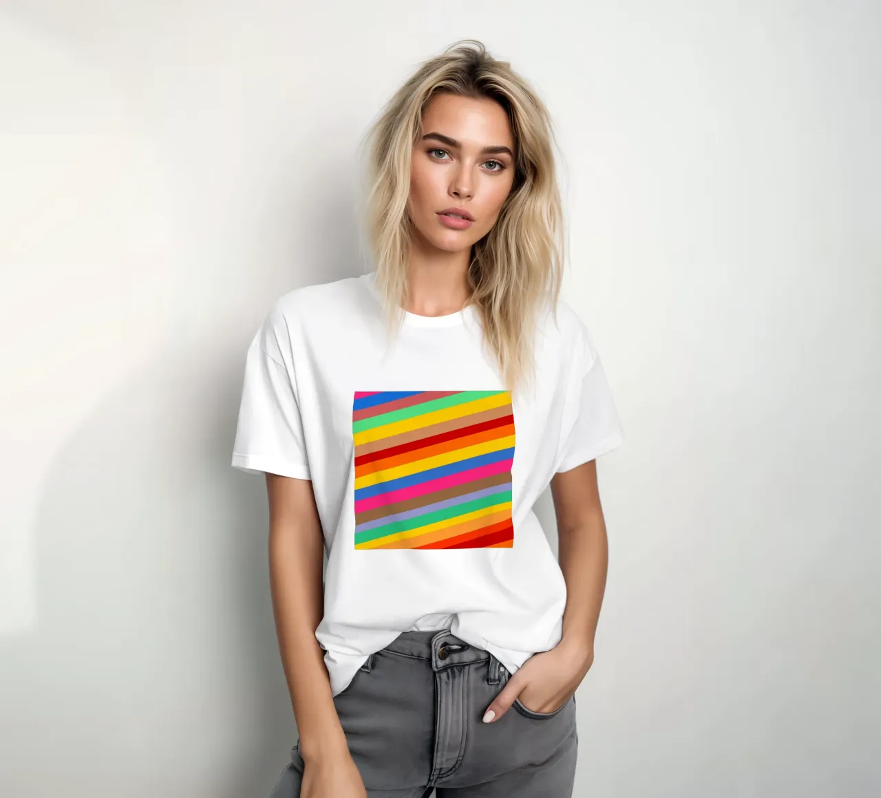 Retro slides pattern T-Shirt von baobabprintstore