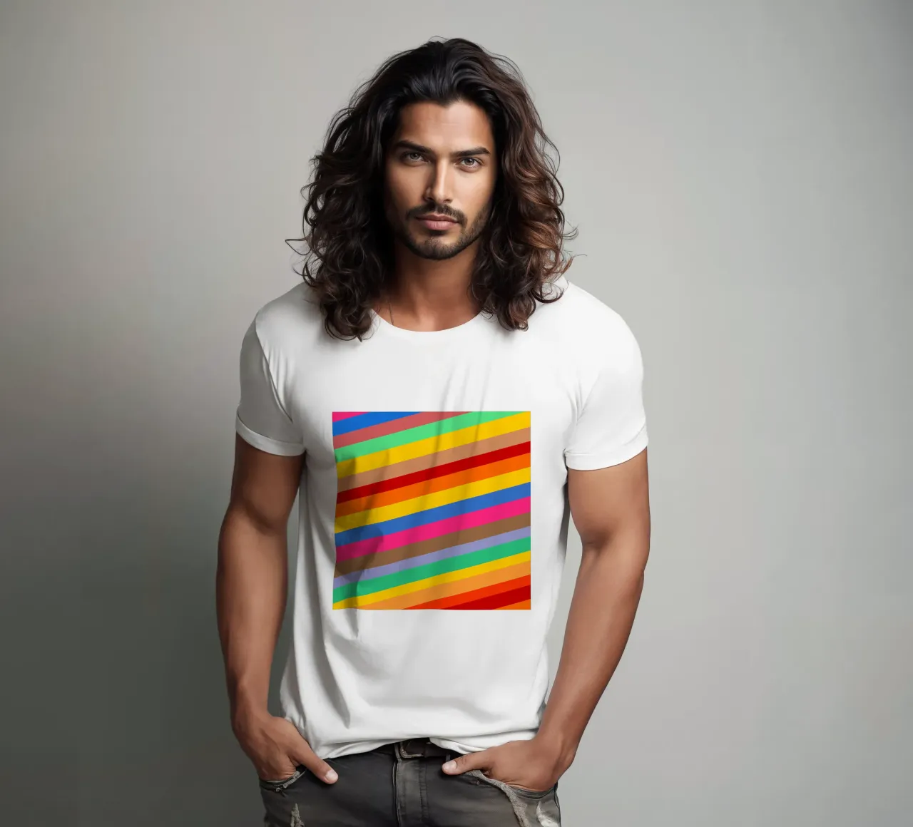 Retro slides pattern T-Shirt von baobabprintstore