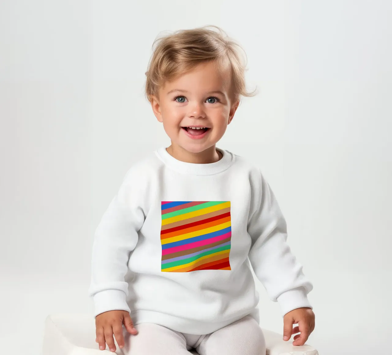 Retro slides pattern sweat pour bébé de baobabprintstore