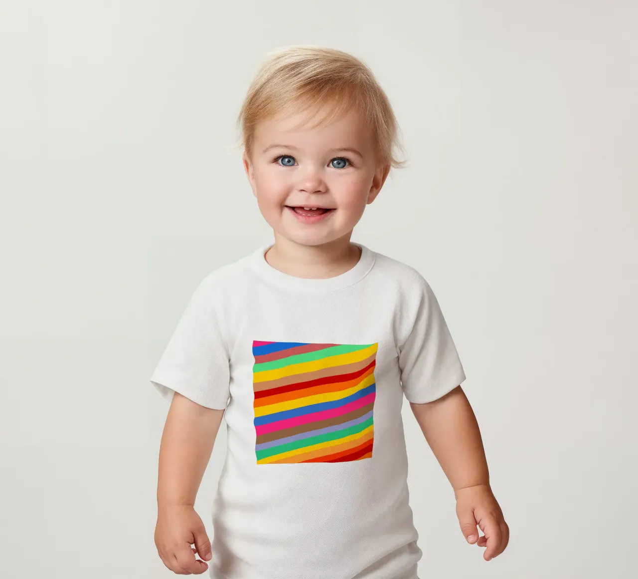 Retro slides pattern Baby T-Shirt von baobabprintstore
