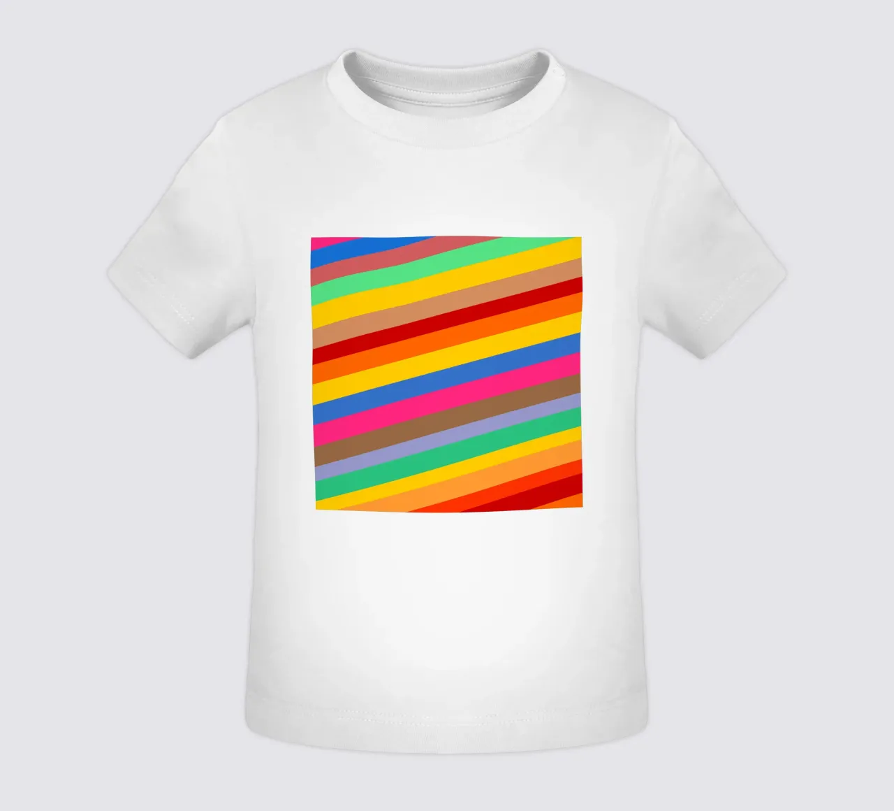Retro slides pattern Baby T-Shirt von baobabprintstore