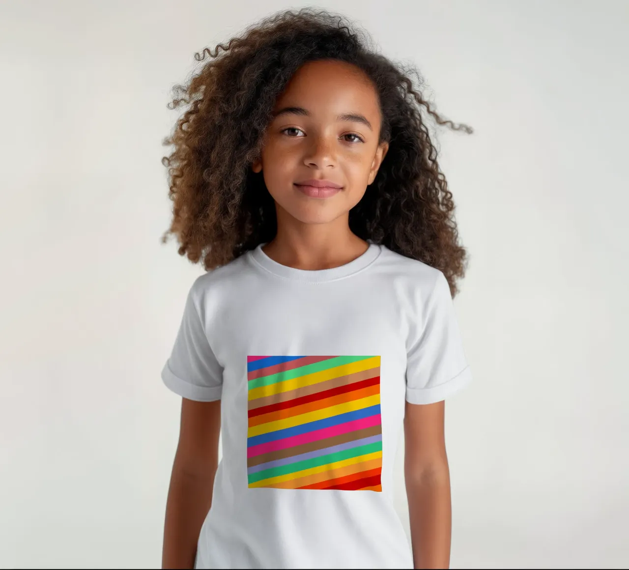 Retro slides pattern t-shirt bambini da baobabprintstore