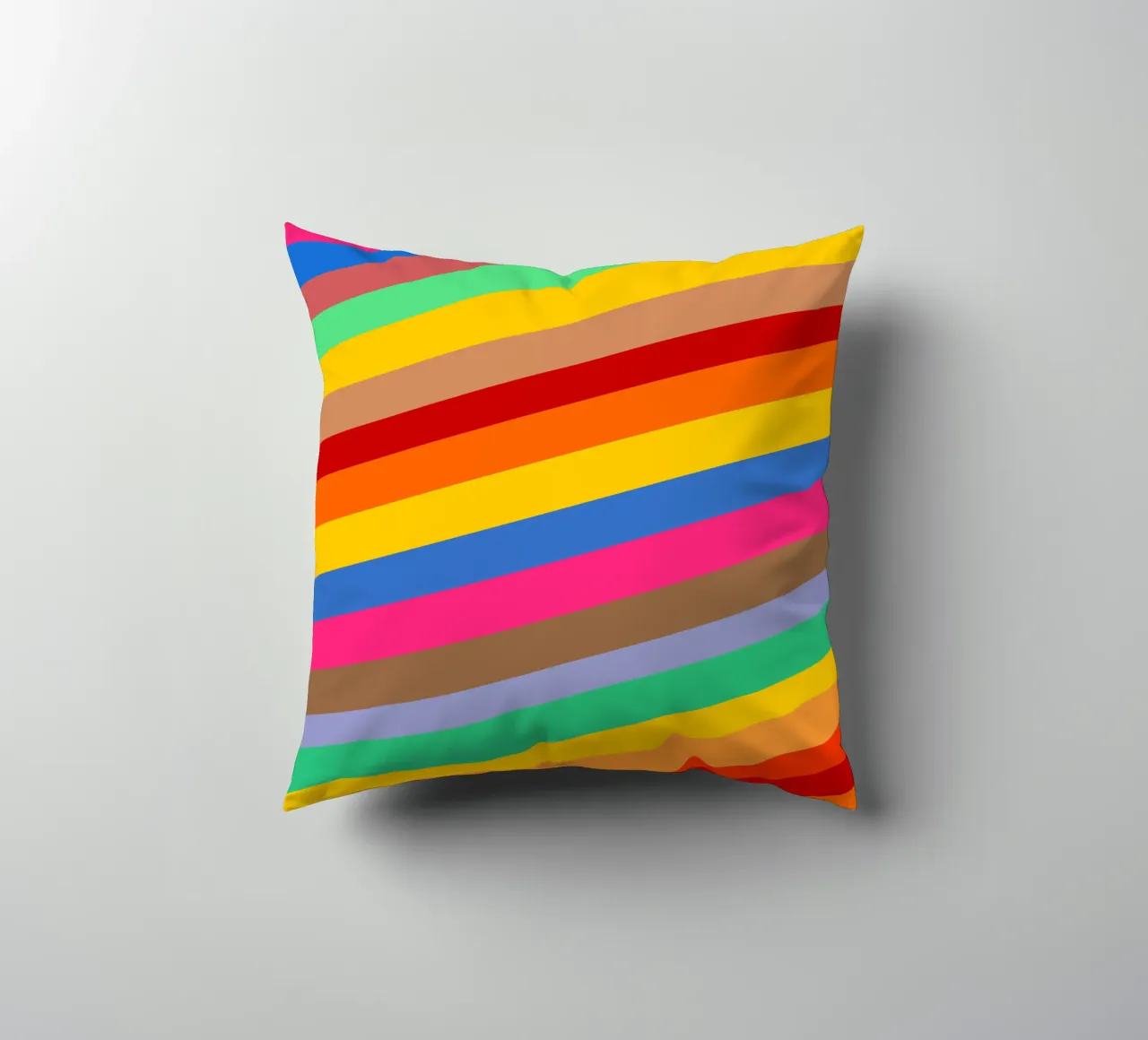 Retro slides pattern decorative cushion by baobabprintstore