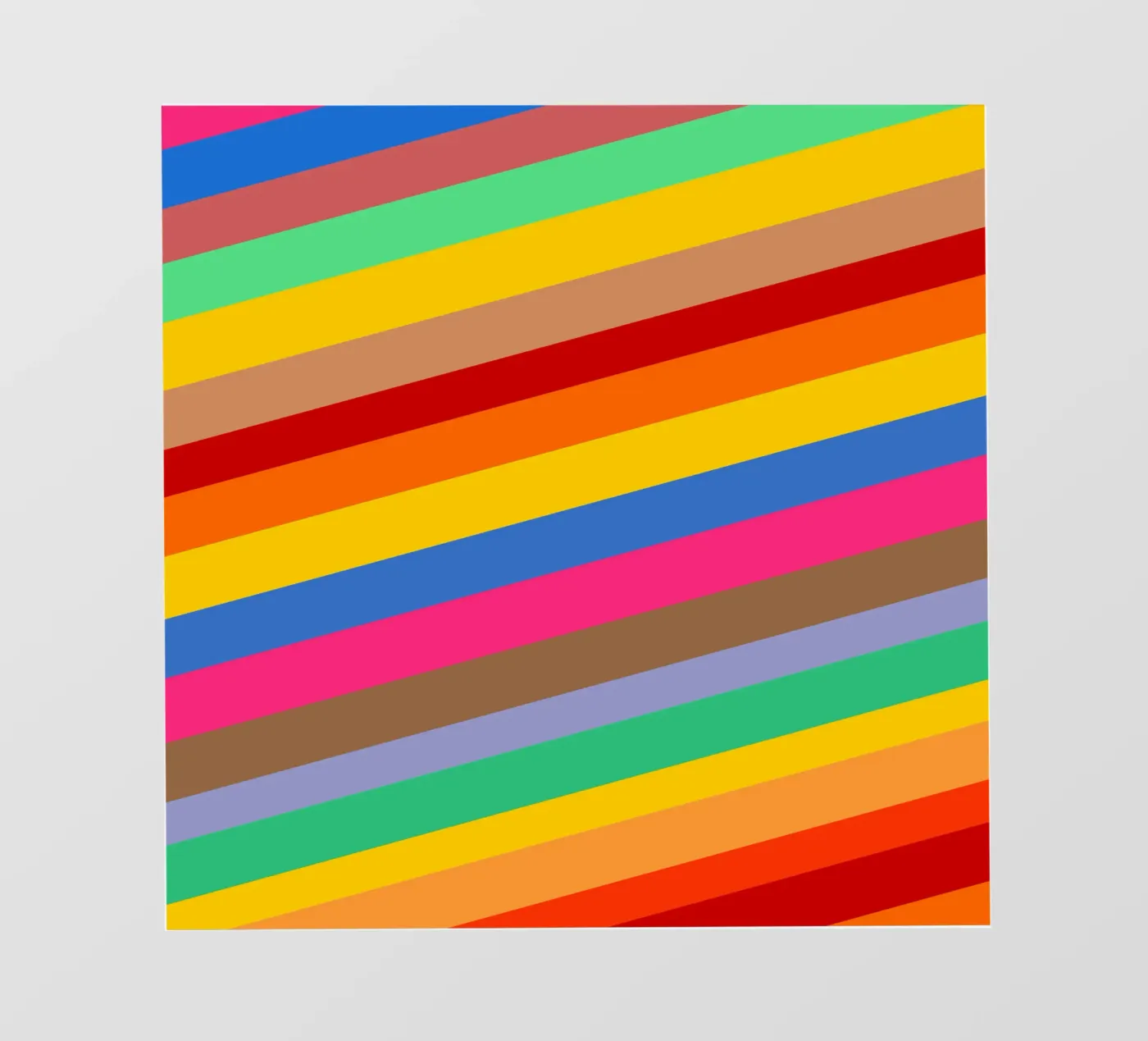 Retro slides pattern fotobehang van baobabprintstore