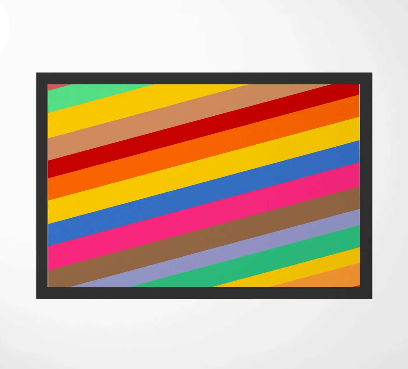 Retro slides pattern doormat by baobabprintstore