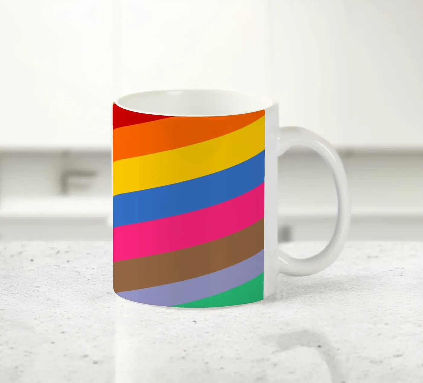 Retro slides pattern ceramic mug by baobabprintstore