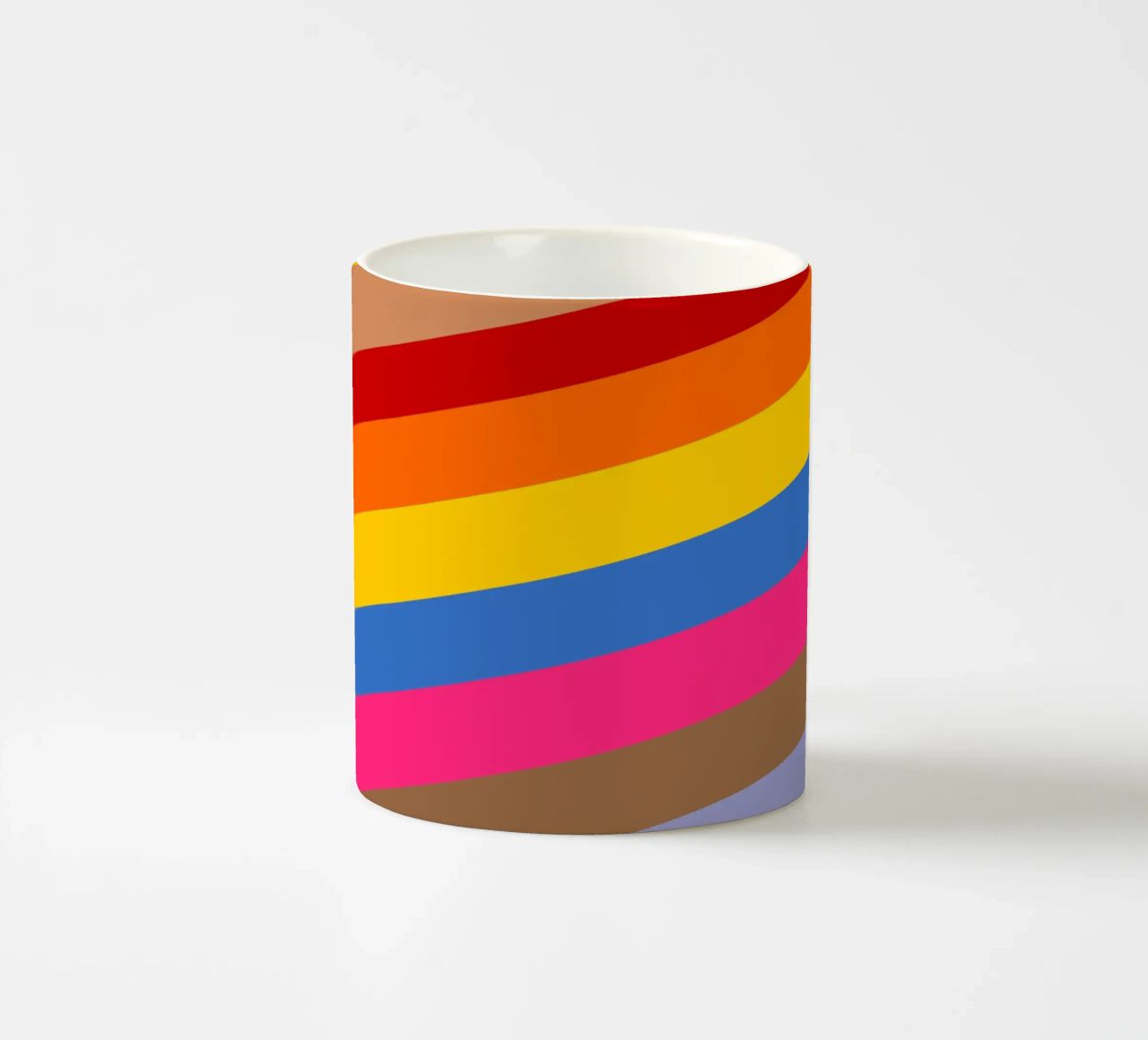 Retro slides pattern tazza in ceramica da baobabprintstore