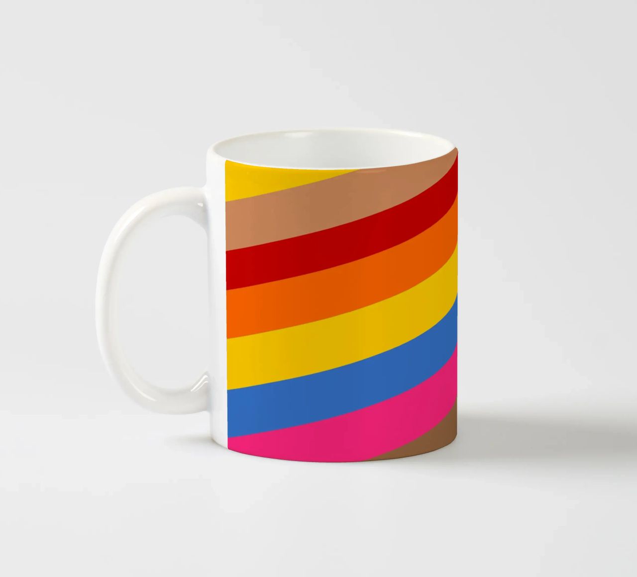 Retro slides pattern tazza in ceramica da baobabprintstore
