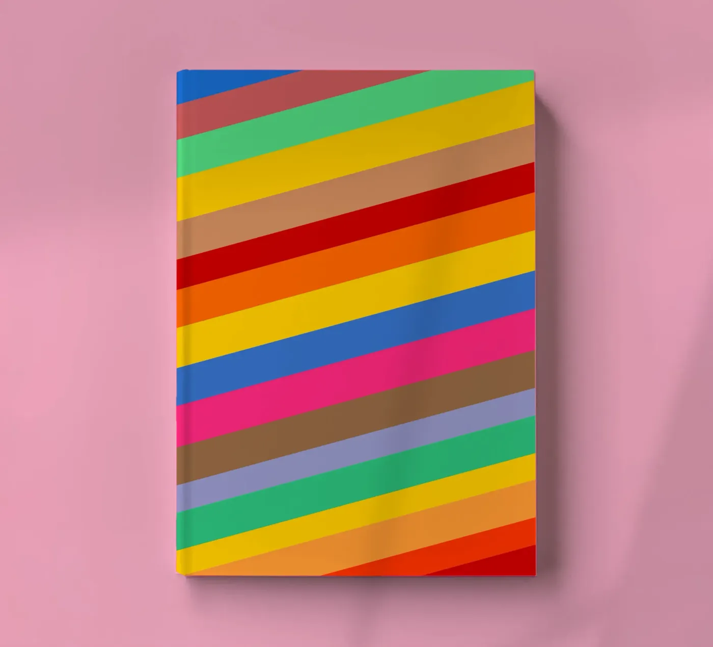 Retro slides pattern Notizbuch von baobabprintstore