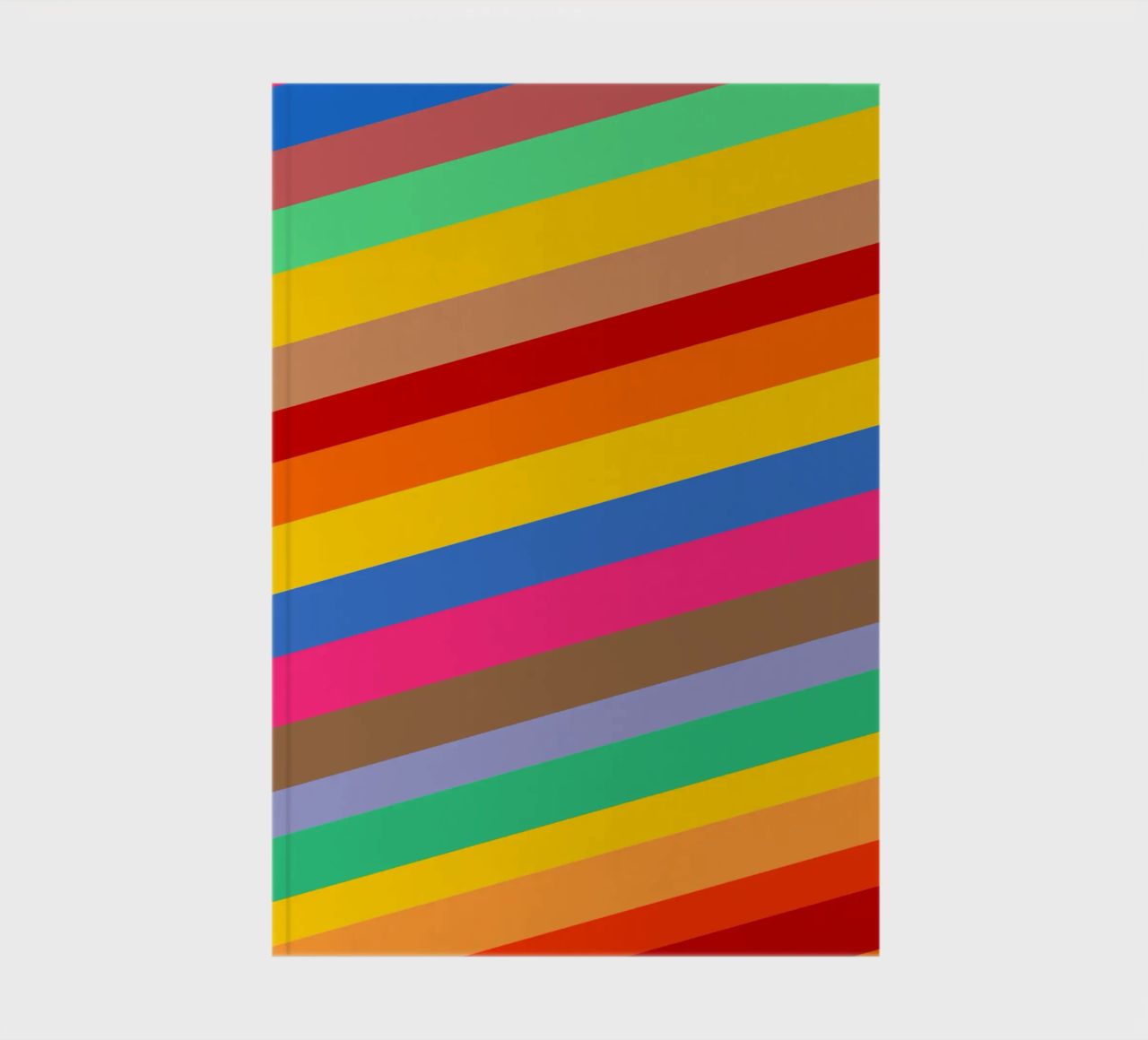 Retro slides pattern notebook by baobabprintstore