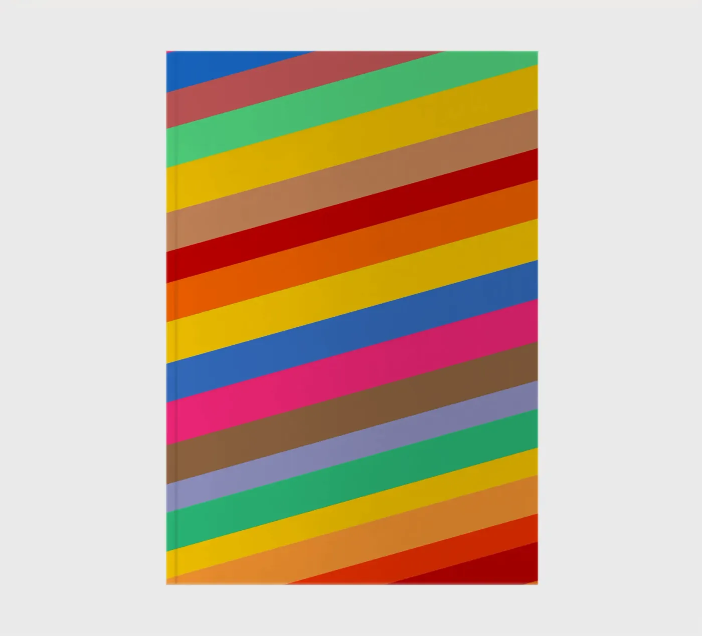 Retro slides pattern Notizbuch von baobabprintstore