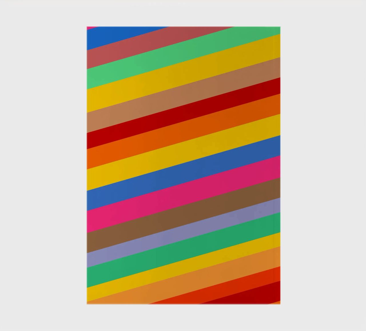 Retro slides pattern notebook by baobabprintstore