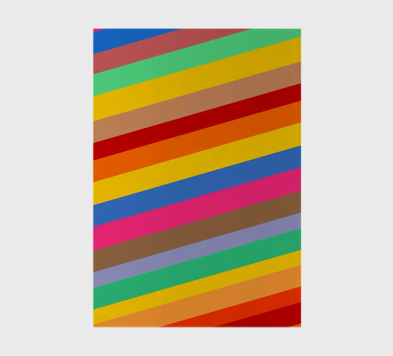 Retro slides pattern Notizbuch von baobabprintstore