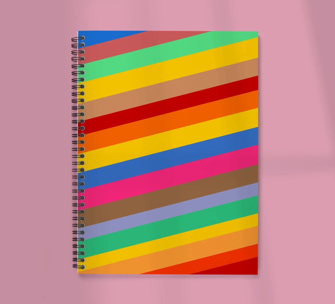Retro slides pattern diario ad anelli da baobabprintstore