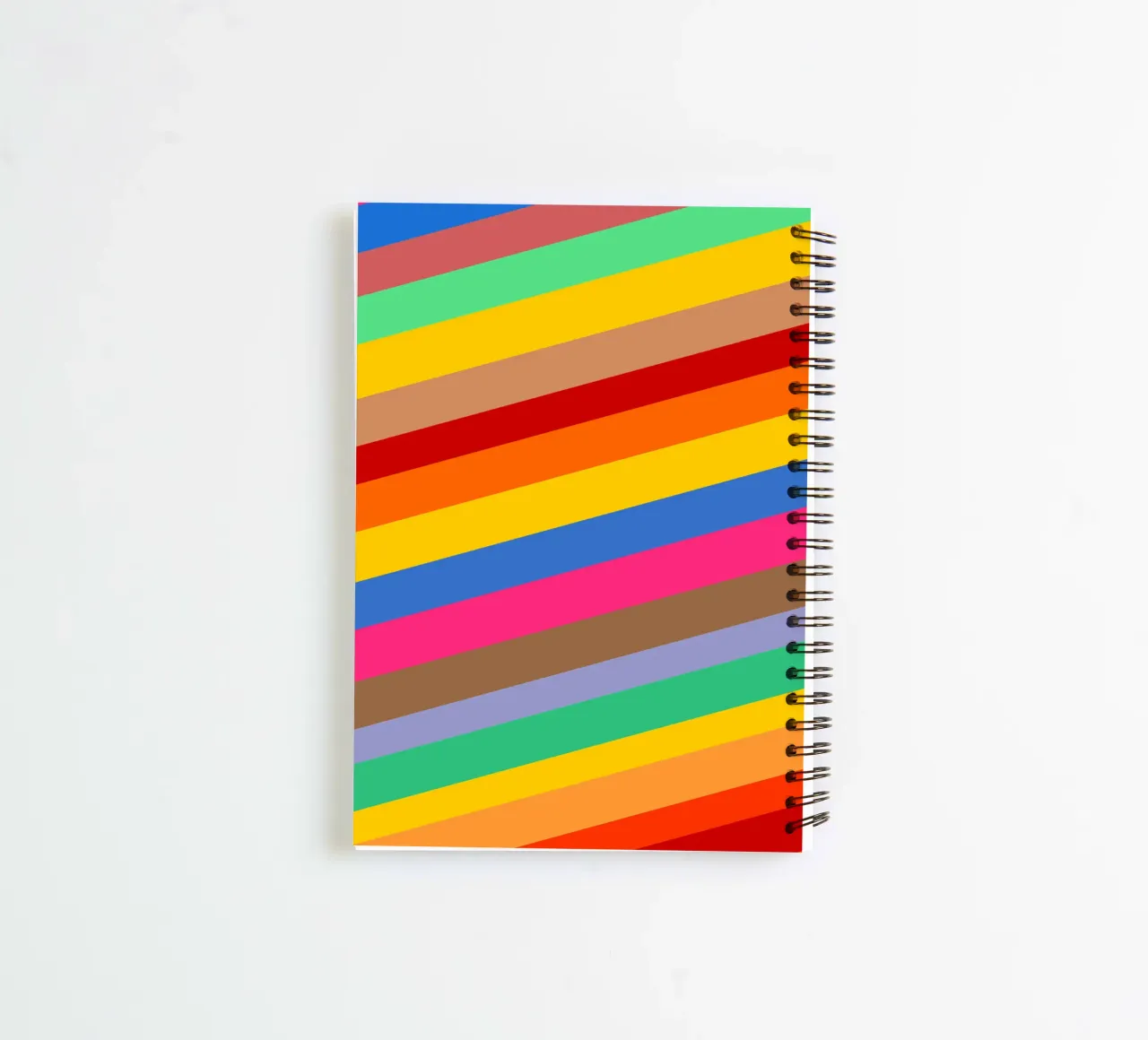 Retro slides pattern Ringbuch von baobabprintstore