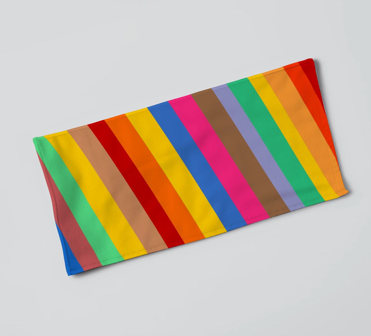 Retro slides pattern towel by baobabprintstore